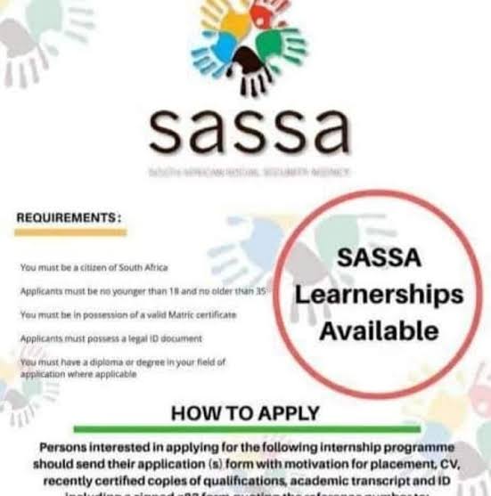 SASSA Learnerships  2023